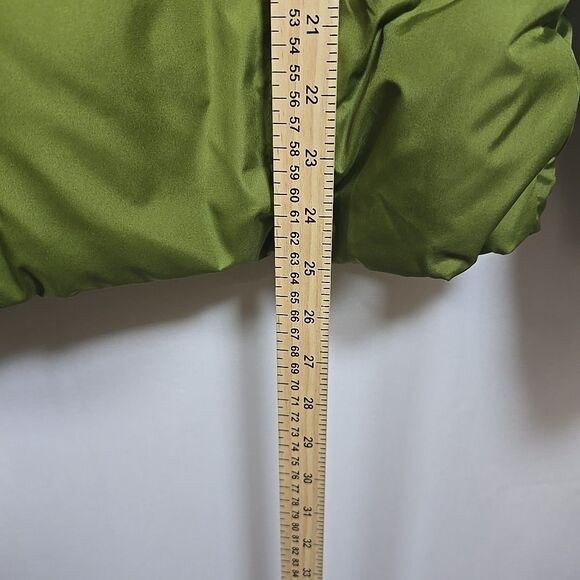 Womens Covington Removable Hood Puffer Jacket M Coat Avocado Green Winter Warm - Picture 3 of 16